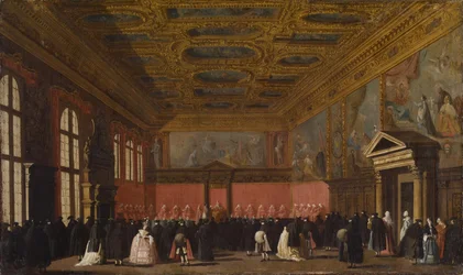 Recepção de embaixadores estrangeiros no Palácio Ducal, Veneza