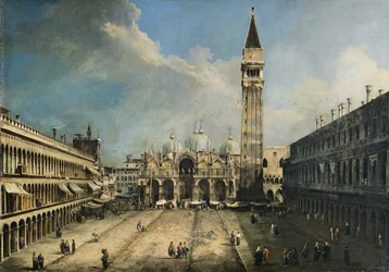 A Praça de São Marcos em Veneza
