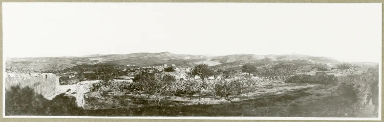 Belém: vista para o sul com Herodium à distância, 1917