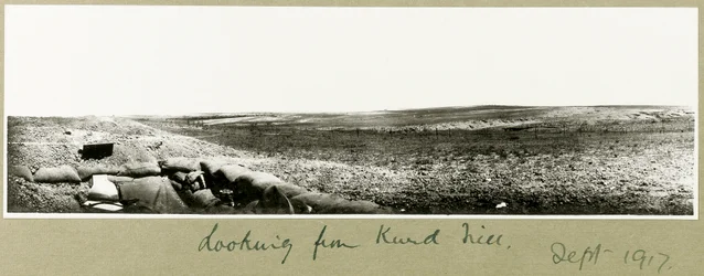 Olhando de Kurd Hill, setembro de 1917