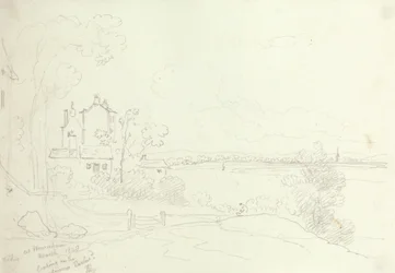 Em Newnham Looking on the Severn Eastward, Março de 1848