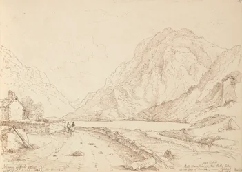 Bull Mountain and Ash Valley Lake no Gap de Dunloh, Setembro de 1841