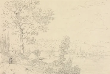 Olhando para Wootton Bridge, Isle of Wight, Agosto de 1828