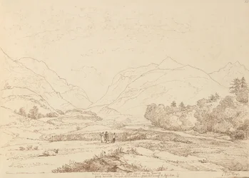 Rio Laune da Estrada Alta de Killarney & Aghadoe, 6 de Setembro de 1841