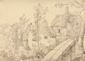 Ruínas da Abadia de Crewkerne, Maio de 1833
