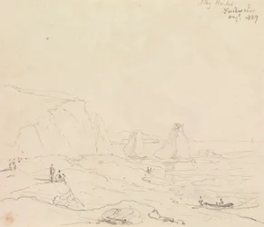 Stag Rocks, Água Doce, Agosto de 1827