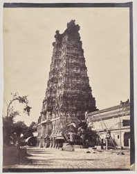 Porta Oeste (Gopuram) do Templo Minakshi Sundareshvara, Madurai