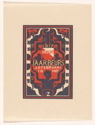 Anúncio para a feira de Utrecht 1917