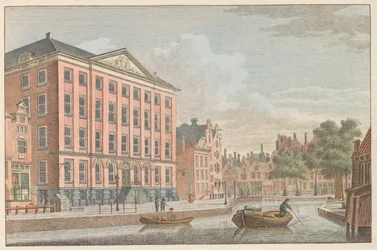 Maagdenhuis Católicos Romanos em Amsterdão, c. 1790
R.C. Maagdenhuis em Amsterdão. / Hospice Catolique dite Maison des Vierges à Amsterdam (título sobre o objecto)