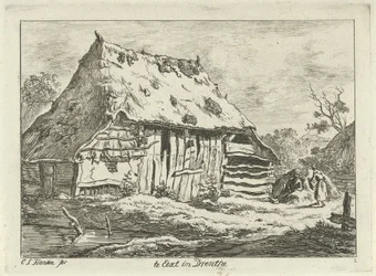 Casal perto de um celeiro
Na Eext em Drenthe (título sobre o objecto)
Paisagens (1-6) (título da série)