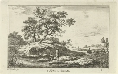 Viajantes na orla marítima
Na Rolde in Drenthe (título sobre o objecto)
Landscapes (a-f) (título da série)