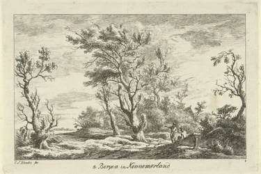 Viajantes numa paisagem
Em Bergen, em Kennemerland (título sobre o objecto)
Landscapes (A-F) (título da série)