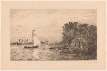 Vista do Vecht perto da Weesp
La Vecht perto de Weesp (título original)