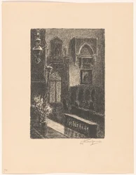 Interior da igreja em Veneza