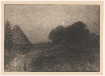 Paisagem noturna em Kleve