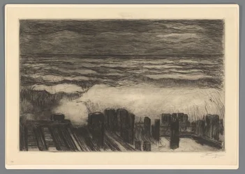 Mar com ondas altas