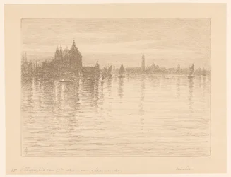Vista da Basílica de Santa Maria della Salute a partir da água