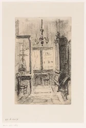 Interior da casa de Simon van Gijn no Nieuwe Haven em Dordrecht