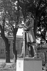 Estátua de Engelbrekt Engelbrektsson em Arboga, Suécia 1969