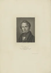 Retrato do químico Justus von Liebig, c. 1840