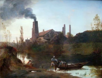 Alemão: "Walzwerk Neustadt-Eberswalde" ou "O trem de laminagem perto de Eberswalde" O trem de laminagem de Neustadt-Eberswalde