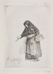 A mulher com os pardais