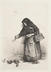 A mulher com os pardais