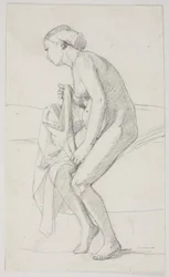 Estudos para a pintura do museu "Jairi datter" (kms835)