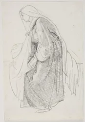 Estudos para a pintura do museu "Jairi datter" (kms835)