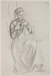 Costureira (esposa do artista)