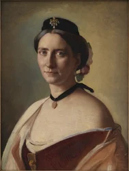 A esposa do artista, Alma Bloch, née Trepka