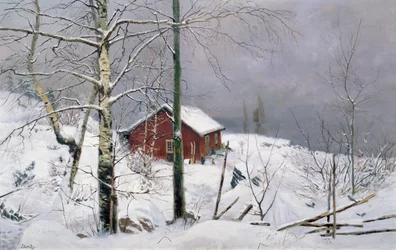 Uma pequena propriedade (óleo sobre tela)