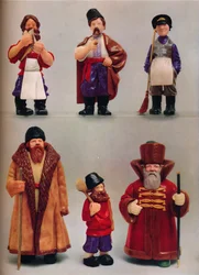 Tipos nacionais russos, cerca de 1935