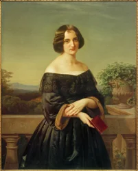 Marie Wiegmann - Pintura de Carl Ferdinand son