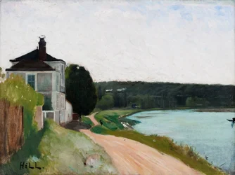 Villa no Sena, Bois-le Roi. Fontainebleau