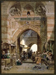 Cena de bazar, 1875