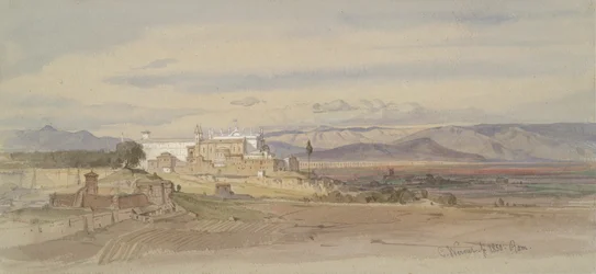 Paisagem Romana com San Giovanni em Laterano
