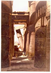 Ruínas do Templo de Karmak, 1874