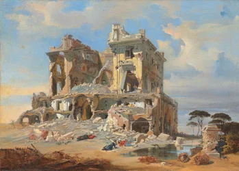 A Batalha do Casino dei Quattro Venti durante o cerco de Roma, 1849