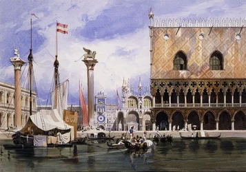 A Piazzetta di San Marco, Veneza, 1839