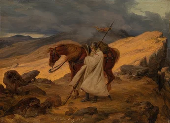 Cruzado de vigia nas montanhas. 1836