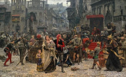 Valdemar IV Atterdag (c.1320-75) Mantendo Visby para resgatar