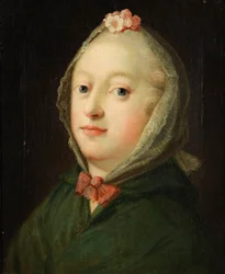 Louise, rainha da Dinamarca, c.1750
