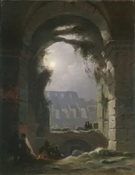 O Coliseu à noite, início da década de 1830