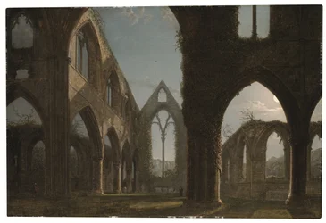 Abadia de Tintern (óleo sobre tela)