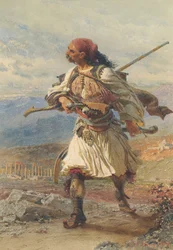 Guerreiro grego, 1861