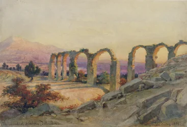 O Aqueduto de Salona, Dalmácia, 1854