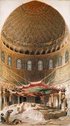 The Holy Rock, cume do Monte Moriah, Jerusalém, 1891