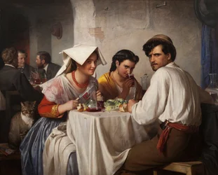 Em uma Osteria romana, 1866