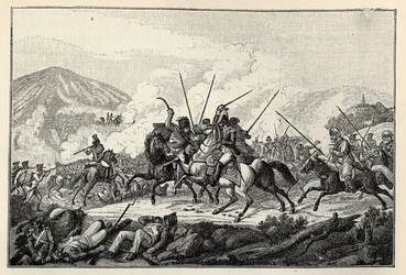 Captura do general Vandamme na Batalha de Kulm em 30 de agosto de 1813.